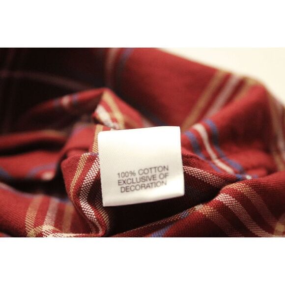 Cremieux Red Plaid Button Down Shirt - Picture 8 of 9